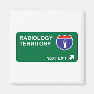 Radiologi därefter går ut magnet