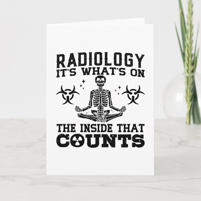 Radiologi Det är vad som finns på teknologen Xray Kort (Framsida)
