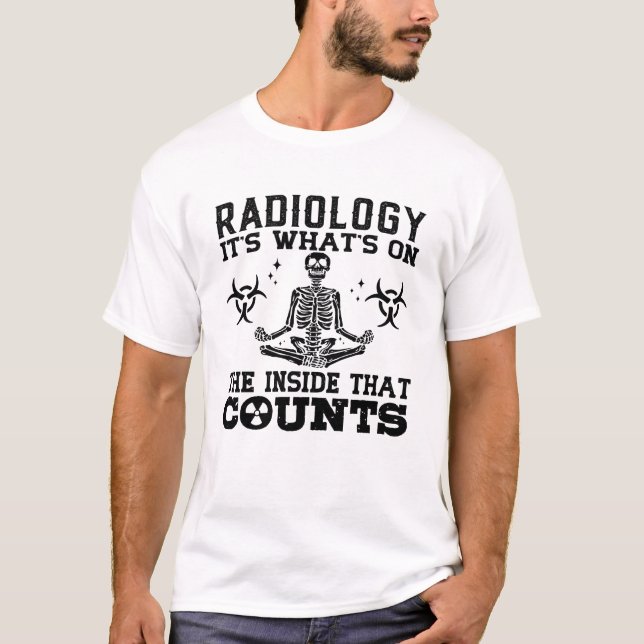Radiologi Det är vad som finns på teknologen Xray T Shirt (Framsida)