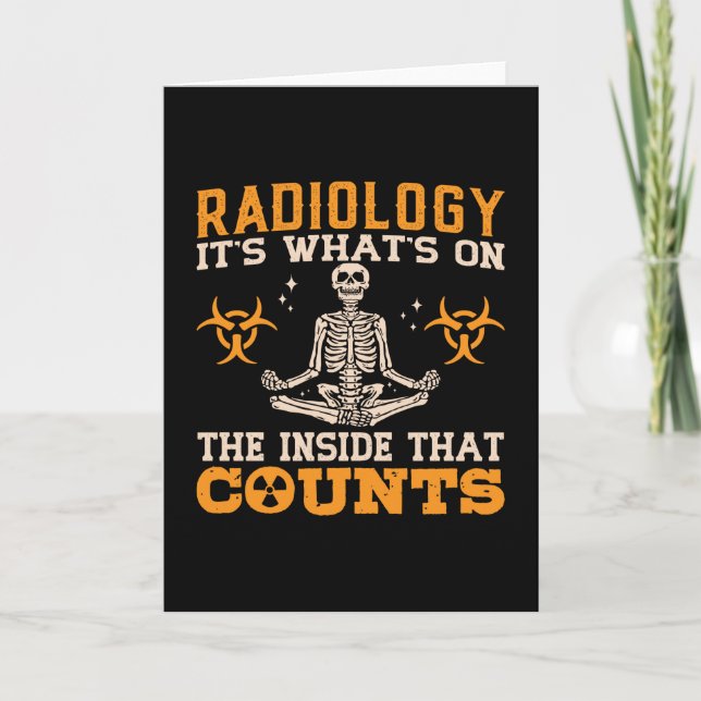 Radiologi Det är vad som står på teknikern Kort (Framsida)