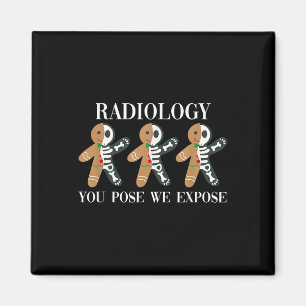Radiologi Du Poserar Vi Exponerar Pepparkaksskelet Magnet