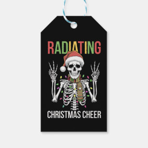 Radiologi jul tomte skelett röntgen tekniker presentetikett