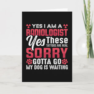 Radiologi Rad Tech Ja, jag är radiolog Xray Kort