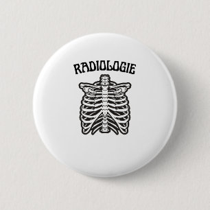 Radiologi Revbensbur Rib Cage Skelett Illustration Knapp