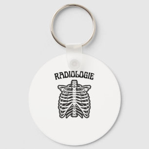 Radiologi Revbensbur Rib Cage Skelett Illustration Nyckelring