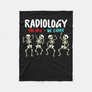 Radiologi som du tror att vi exponerar för danseri fleecefilt
