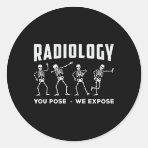 Radiologi som du väljer att exponera teknologen Xr Runt Klistermärke