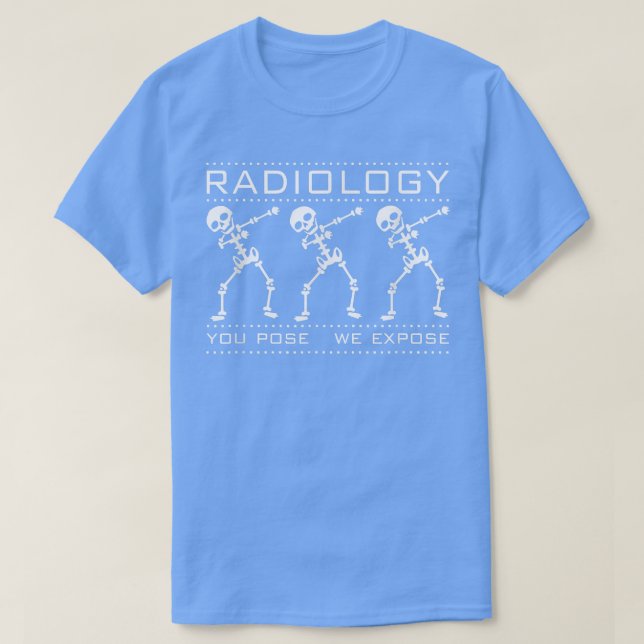 Radiologi, tre dans-skelett radiologist doktor t shirt (Design framsida)