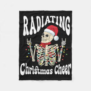 Radiologi utstrålar julglädje Röntgen Röntgensjuks Fleecefilt
