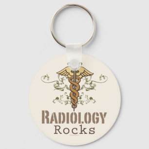 Radiologi vaggar radiologinyckelringen nyckelring