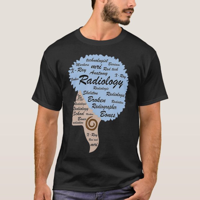 Radiologic Technolog ord Gift Coola Radiology T Shirt (Framsida)