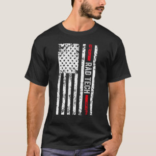 Radiologic Technolog Rad Tech US Flagga Radiology T Shirt
