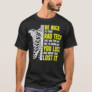 Radiologic Technolog Rad Tech You Borttappad Radio T Shirt