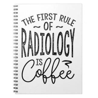 Radiologiregel är kaffe anteckningsbok