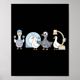 Radiologisk teknolog, Rad Tech, är minimalistisk Poster