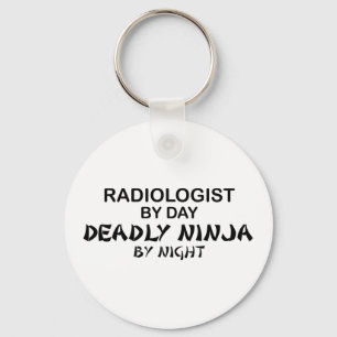 Radiologist dödliga Ninja vid natt Nyckelring