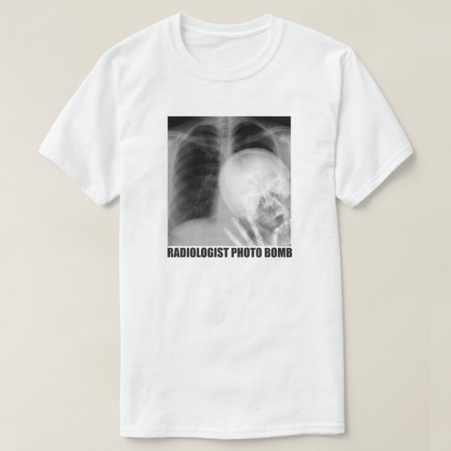 RADIOLOGIST PHOTO BOMB TEE (Design framsida)