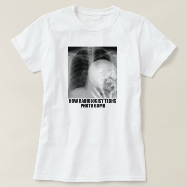 RADIOLOGIST PHOTO BOMB TRÖJA (Design framsida)