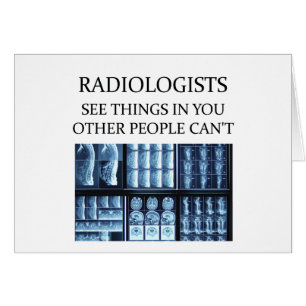 RADIOLOGisT radiologi Hälsningskort