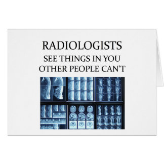 RADIOLOGisT radiologi Hälsningskort
