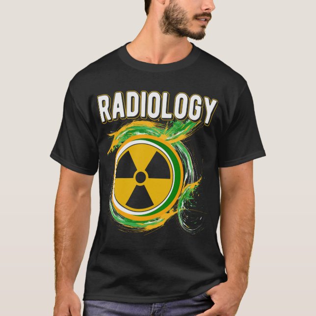 Radiologisymbolen Xray Radiolog T Shirt (Framsida)