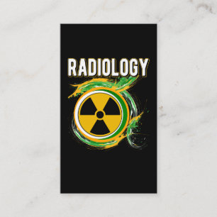 Radiologisymbolen Xray Radiolog Visitkort