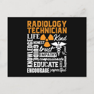 Radiologitekniker Rad Tech Technolog Xray Vykort