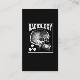 Radiologitekniker Skull Xray Technolog Visitkort