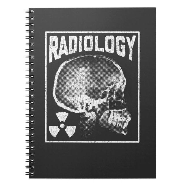 Radiologitekniker Skull Xray-teknolog Anteckningsbok (Framsidan)