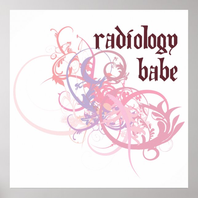 Radiology Babe Poster (Framsidan)