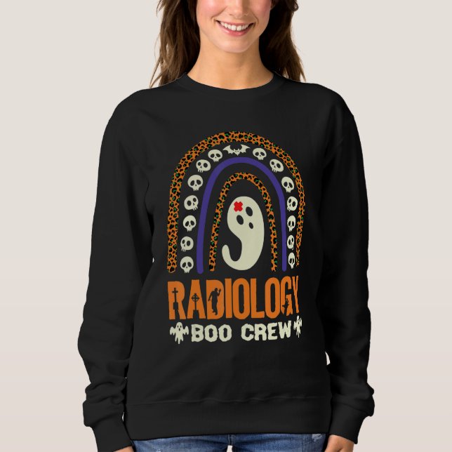 Radiology Boo Crew Nurse Halloween Nurses Cute Gho T Shirt (Framsida)