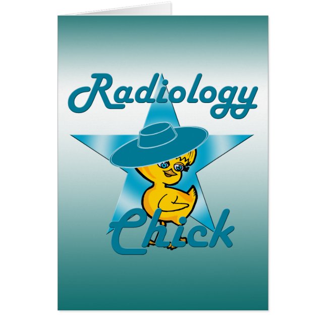 Radiology Chick #7 Hälsningskort (Framsidan)