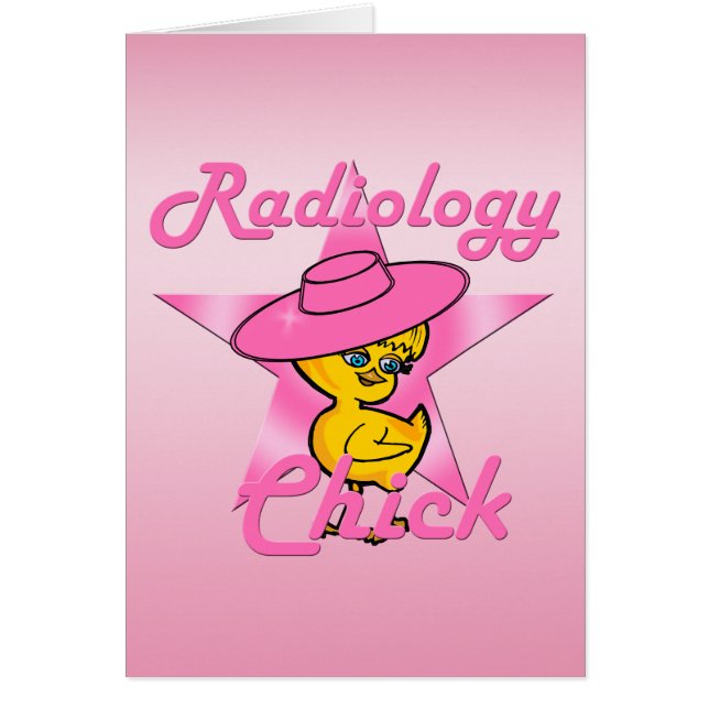Radiology Chick #8 Hälsningskort (Framsidan)