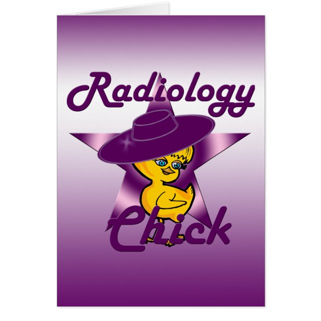 Radiology Chick #9 Hälsningskort (Framsidan)