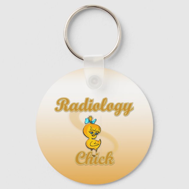 Radiology Chick Nyckelring (Framsida)