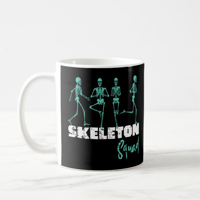 Radiology Department X Ray Tech Skeleton Squad Kaffemugg (Vänster)