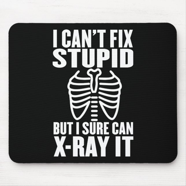 Radiology Joke Mouse Pad Musmatta (Framsidan)