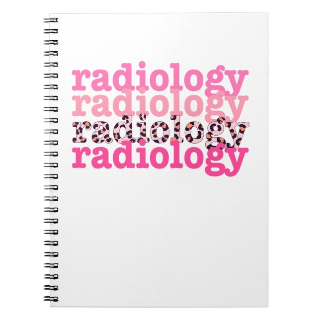 Radiology Leopard Anteckningsbok (Framsidan)