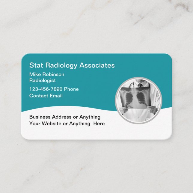 Radiology Medical Imaging Services Visitkort (Framsida)