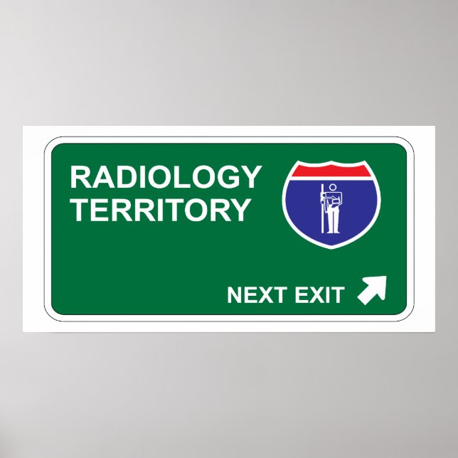 Radiology Next Exit Poster (Framsidan)