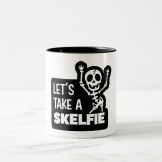 Radiology Pun Låt oss en skelfiekaffe Mugg