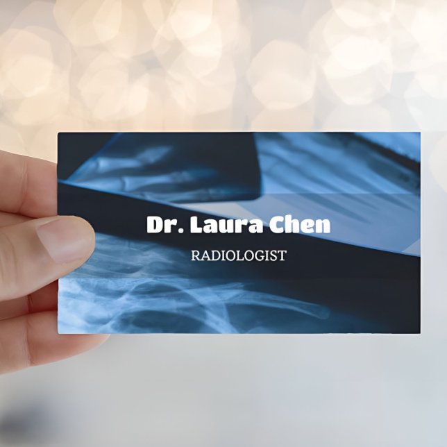 Radiology Radiolog Visitkort (Radiologist Business Card)