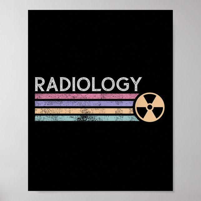 Radiology Tech Future Radiolog RY Tech Skele Poster (Framsidan)