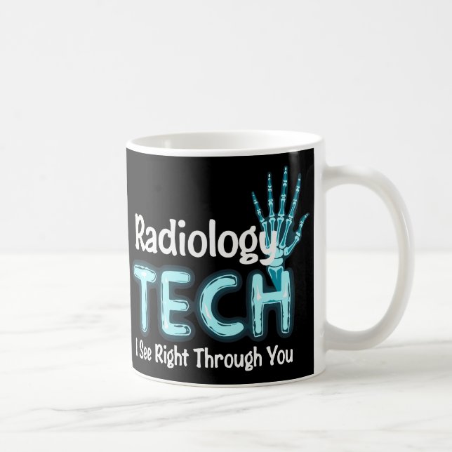 Radiology Tech Humor X Ray Kaffemugg (Höger)