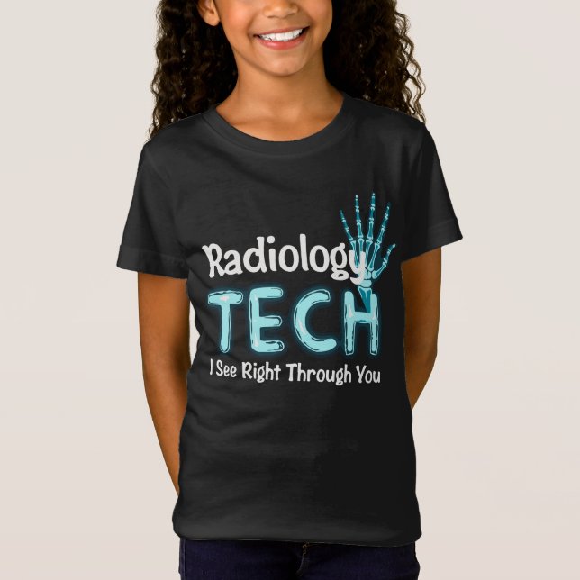 Radiology Tech Humor X Ray T Shirt (Framsida)