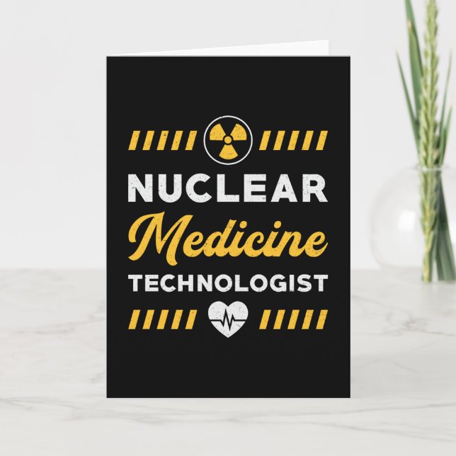 Radiology Tech Nuclear Medicine Technolog Xray Kort (Framsida)