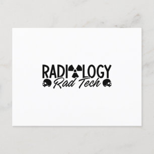 Radiology Tech Rad Medicine Xray Technolog Vykort