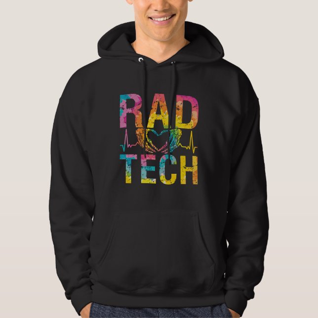 Radiology Tech Rad Tech Medicine Technolog Xray Hoodie (Framsida)