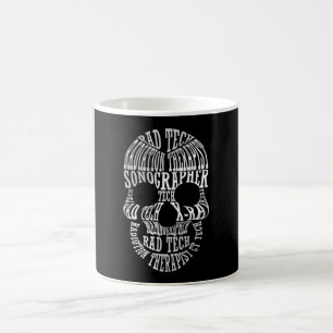 Radiology Tech Rad Tech Skull-teknikern Xray Kaffemugg