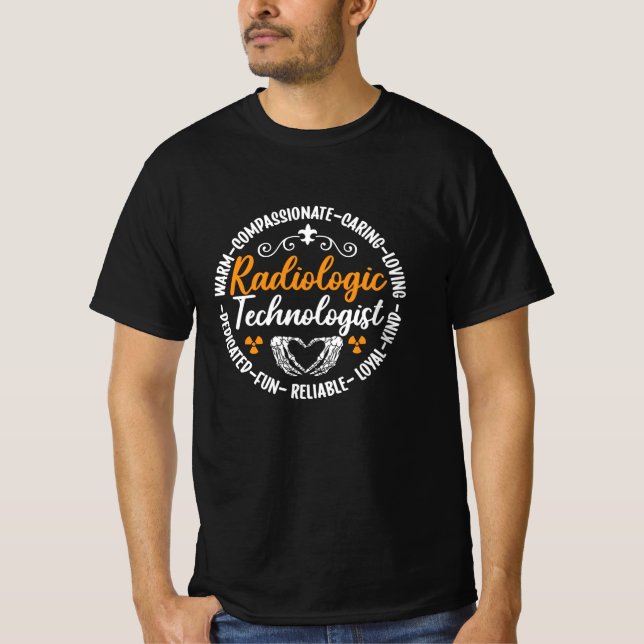 Radiology Tech Radiologic Technolog Nurse Xray T Shirt (Framsida)